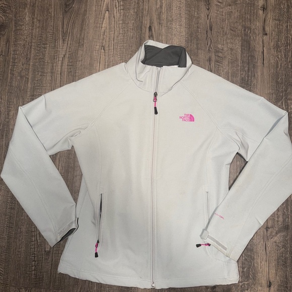 The North Face Jackets & Blazers - The North Face WindWall Softshell Jacket Womens M Full Zip Mock Neck Gray